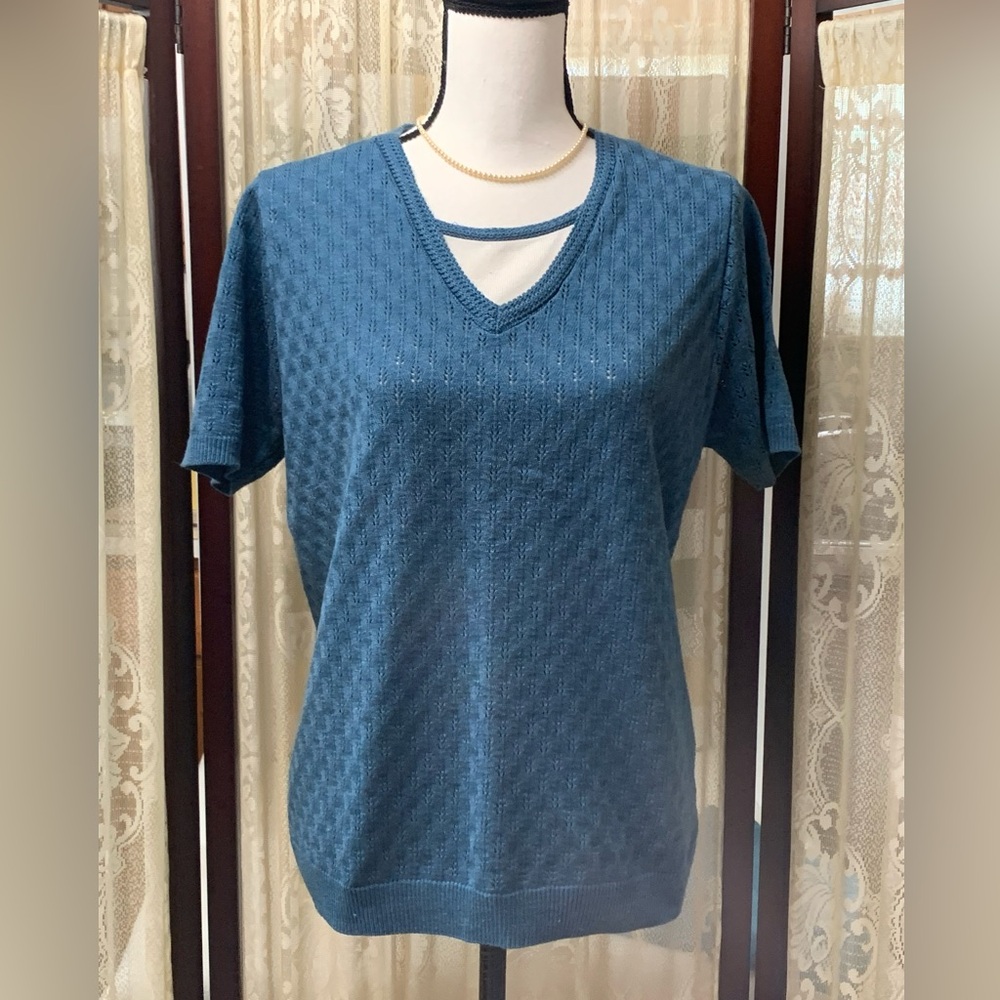 2 ALFRED DUNNER S/S PULLOVER TOPS - SZ SMALL - Picture 2 of 14